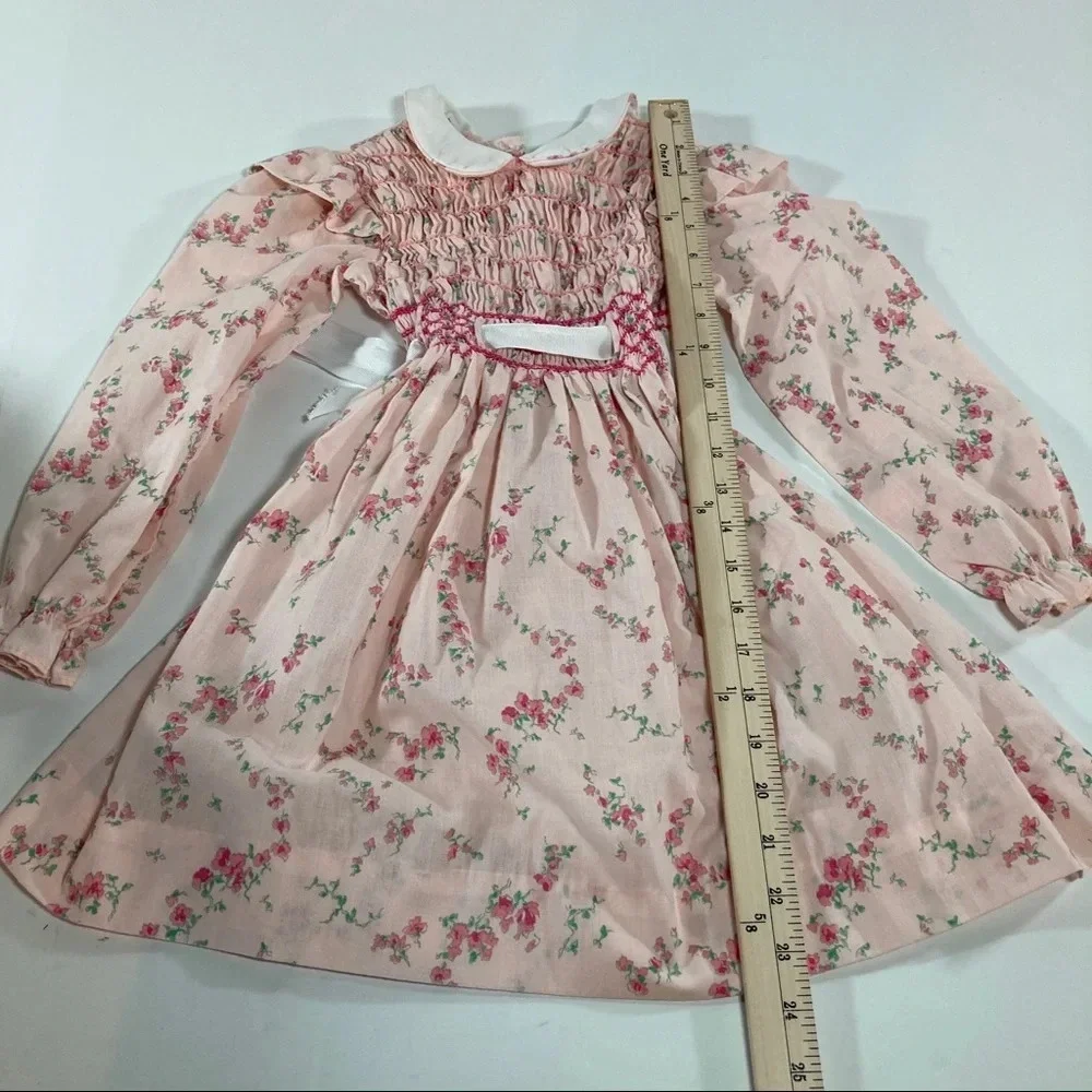 Vintage Polly Flinders Floral Dress Size 5